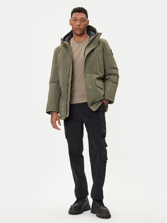 Napapijri Napapijri Zimní bunda A-Cornier NP0A892J Zelená Regular Fit
