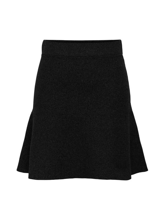 ONLY ONLY Φούστα Onllama life skater skirt Μαύρο Regular Fit