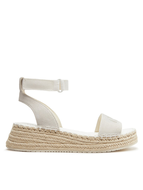 Calvin Klein Jeans Calvin Klein Jeans Espadrilles Sporty Wedge Rope Su Con YW0YW00977 Écru