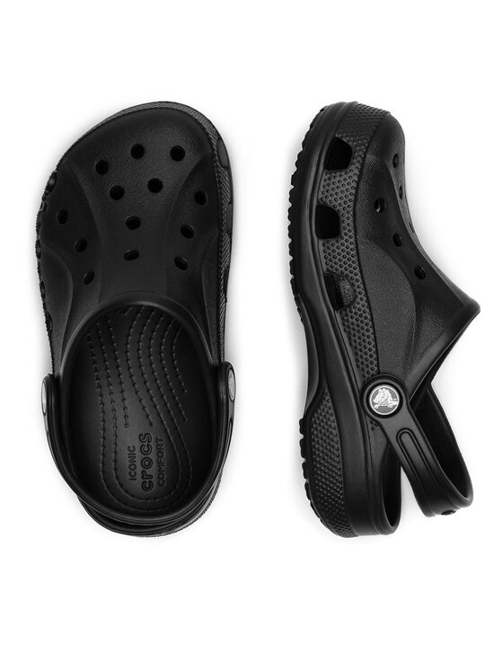 Crocs Pantoletten BAYA CLOG K 207013 001 Schwarz Modivo