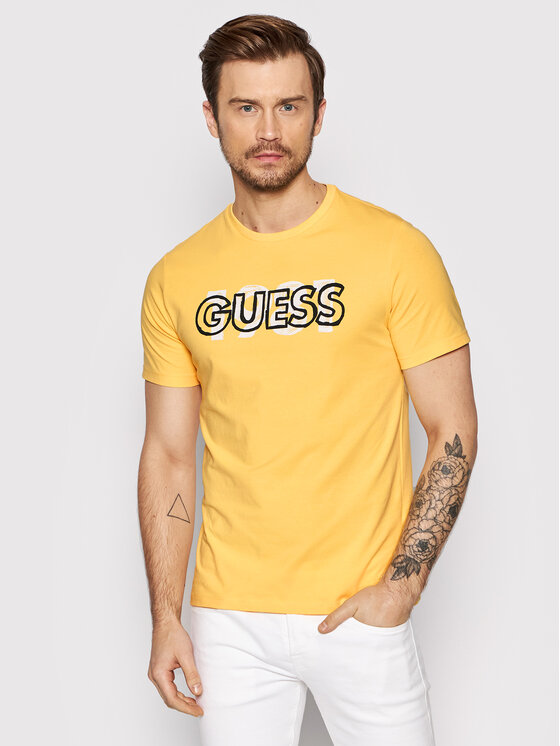 T-shirt M2GI09 J1311 Giallo Slim Fit