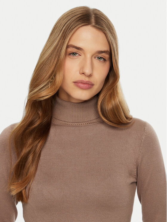 ACCESS FASHION ACCESS FASHION Dolčevita 44-8074 Bež Slim Fit