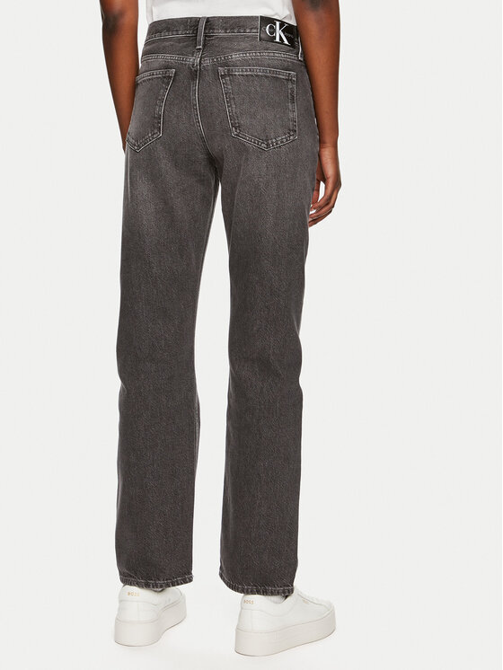 Calvin Klein Jeans Calvin Klein Jeans Jeansy J20J223641 Szary Straight Fit