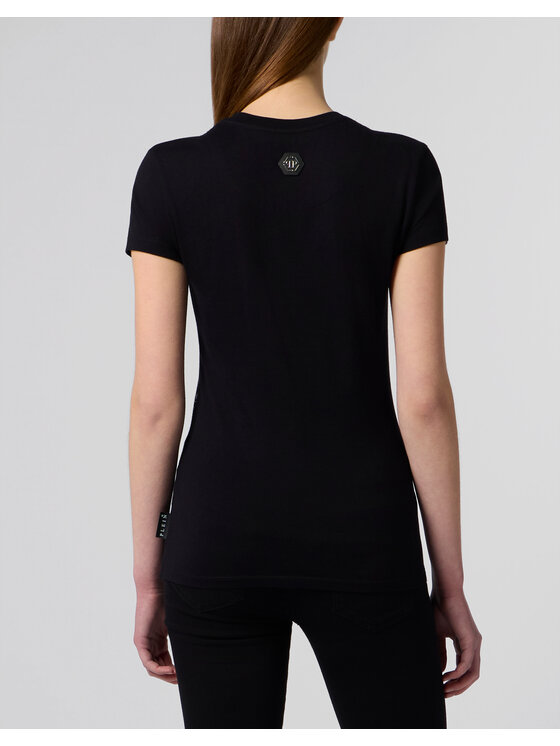 PHILIPP PLEIN PHILIPP PLEIN T-Shirt 28972 Czarny Skin Tight Fit