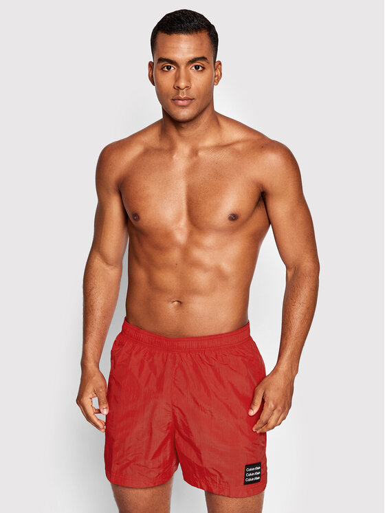 Pantaloncini da bagno KM0KM00712 Rosso Regular Fit...