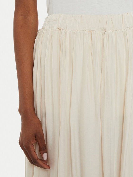 ViCOLO ViCOLO Midi svārki Gonna TB2103 Écru Regular Fit