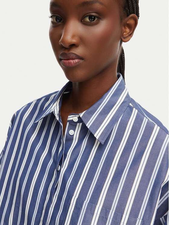 MAX&Co. MAX&Co. Košile Camicia 2616111054200 Tmavomodrá Regular Fit