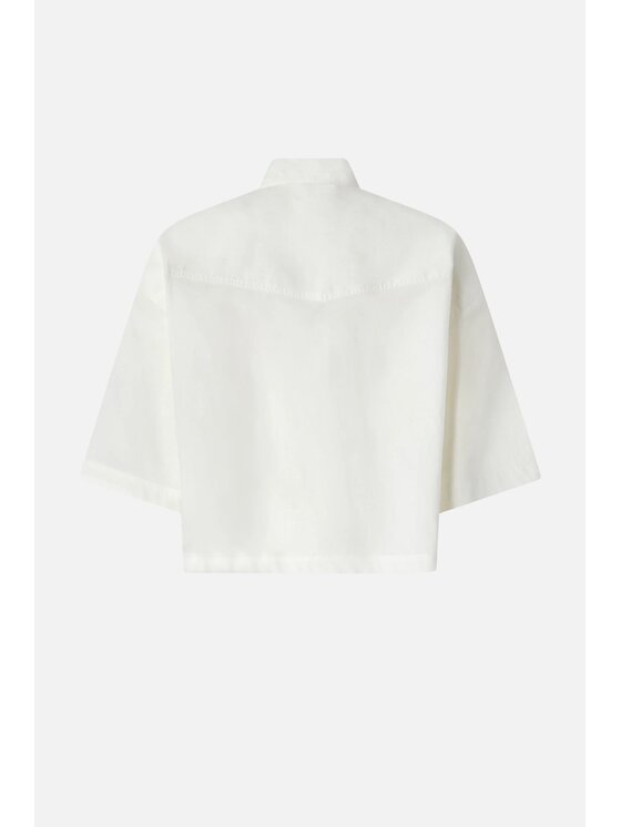 PINKO PINKO Košile PESCARA Bílá Cropped Fit