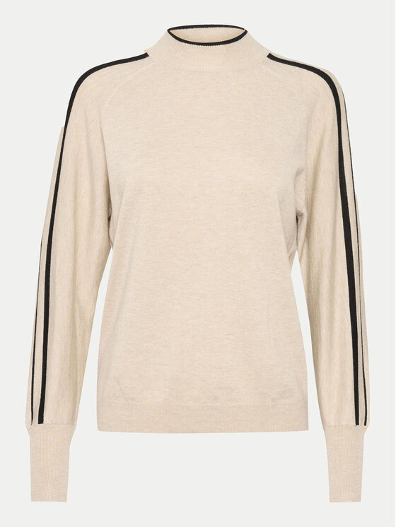 Kaffe Kaffe Sweter Henriette 10509113 Beżowy Regular Fit
