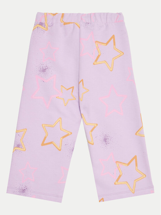 United Colors Of Benetton United Colors Of Benetton Spodnji del trenirke 39T6GF040 Vijolična Relaxed Fit