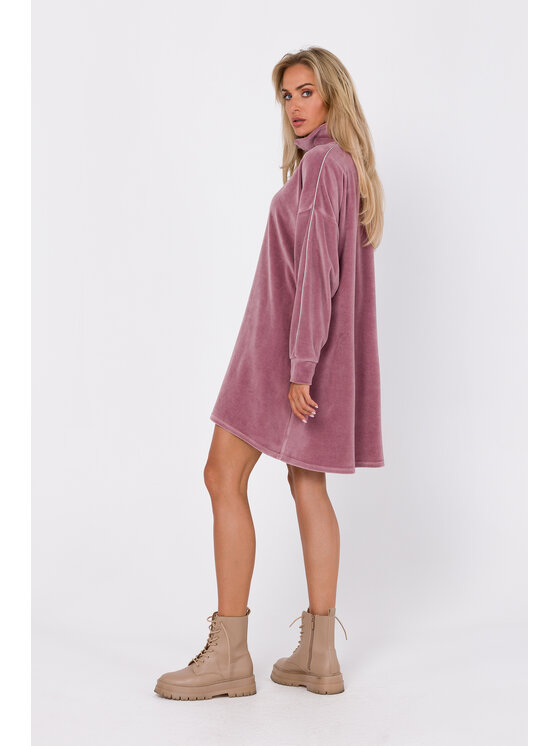 Made of Emotion Made of Emotion Každodenné šaty M764 Ružová Modern Fit