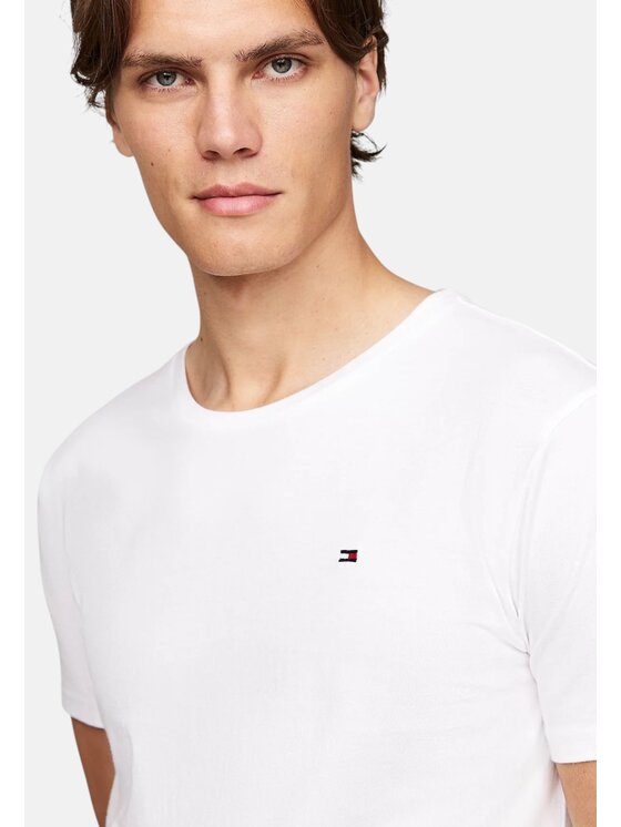 Tommy Hilfiger Tommy Hilfiger T-Shirt q-roa-34858 Weiß Regular Fit