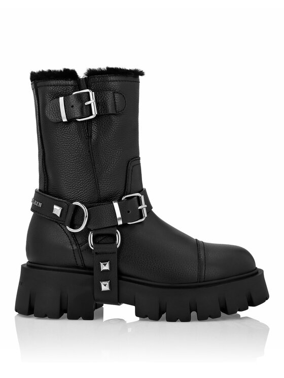 PHILIPP PLEIN PHILIPP PLEIN Kozačky 1843 Černá