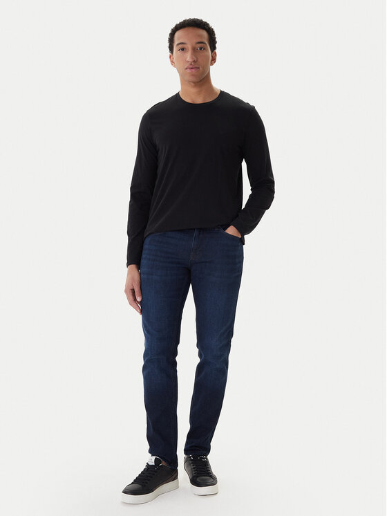 Emporio Armani Underwear Emporio Armani Underwear Longsleeve EM000382 AF14210 UC001 Czarny Regular Fit