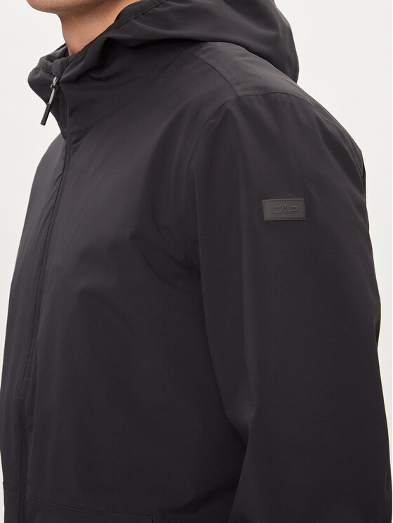 CMP CMP Μπουφάν αδιάβροχο 34Z5437 Μαύρο Regular Fit