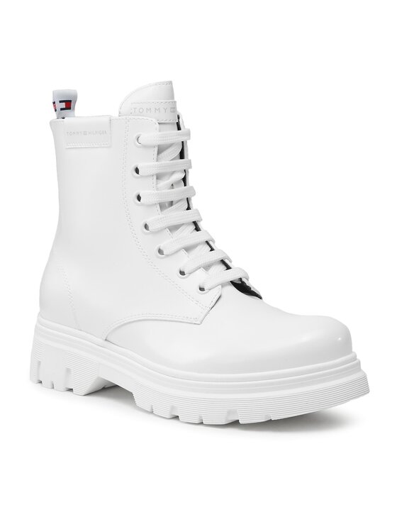 Tommy Hilfiger Zimski škornji T4A5-33039-1453100 S Bela