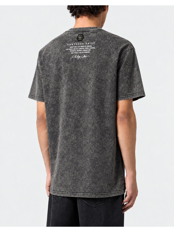 PHILIPP PLEIN PHILIPP PLEIN T-Shirt 32087 Černá Regular Fit