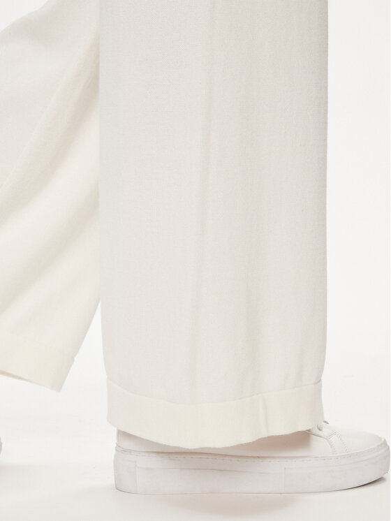 United Colors Of Benetton United Colors Of Benetton Spodnie dresowe 1294DF009 Écru Relaxed Fit