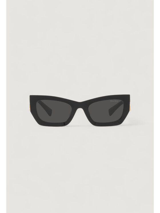 Miu Miu Miu Miu Okulary przeciwsłoneczne 0MU 09WS Czarny