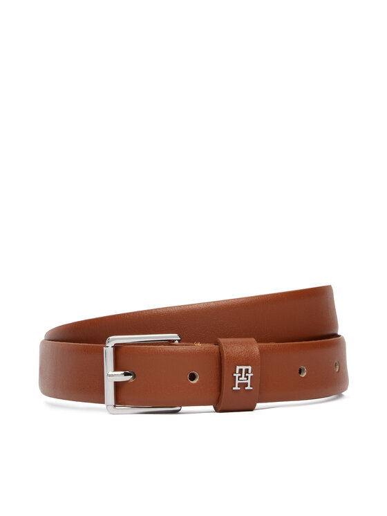 Tommy Hilfiger Tommy Hilfiger Női öv Th Square 2.5 Silver AW0AW18651 Barna