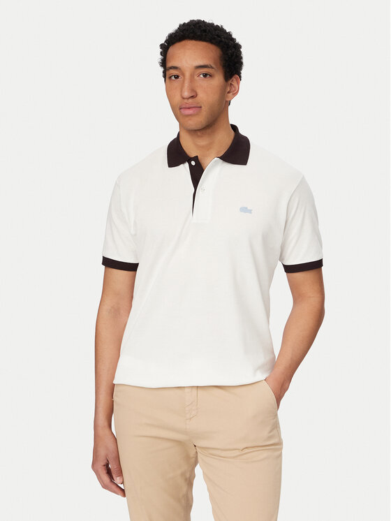 Lacoste Lacoste Polo majica PH2017 Bela Regular Fit