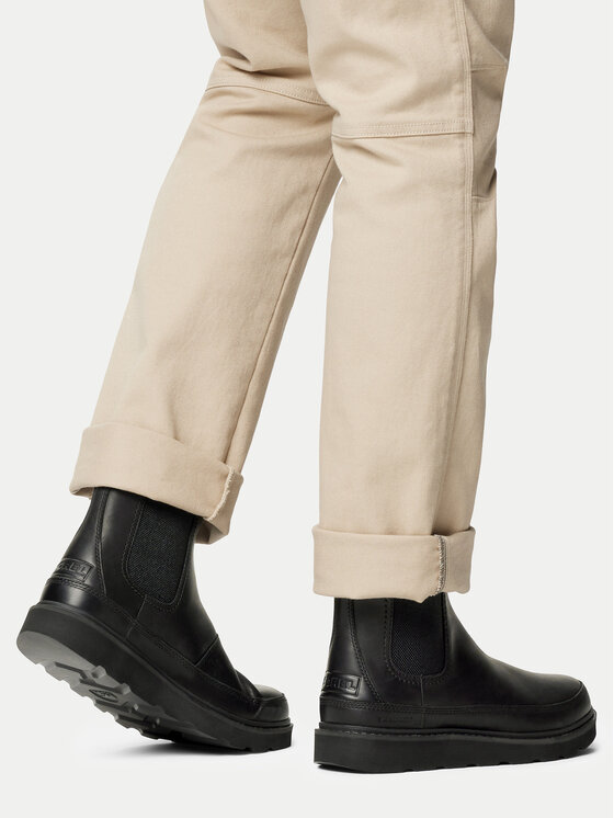 Sorel Sorel Kotníková obuv s elastickým prvkem Slabtown 2078351 Černá