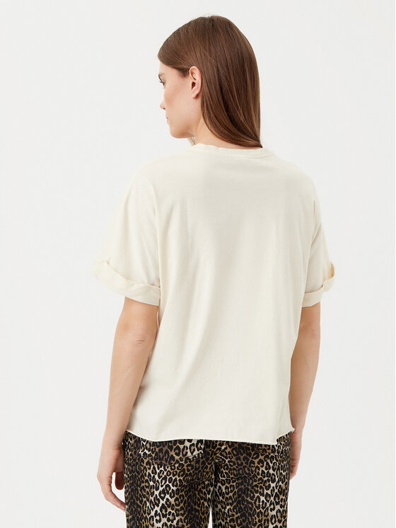 ONLY ONLY T-Shirt Lucy 15339887 Béžová Loose Fit