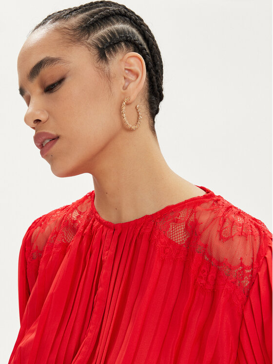 LOLA CASADEMUNT LOLA CASADEMUNT Φόρεμα κοκτέιλ MS2416006 Κόκκινο Regular Fit