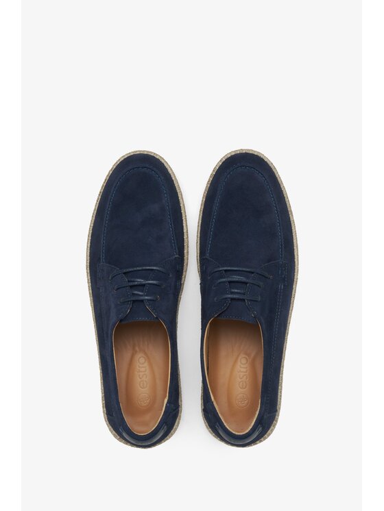 Estro Estro Μοκασίνια ER00115092 Σκούρο μπλε