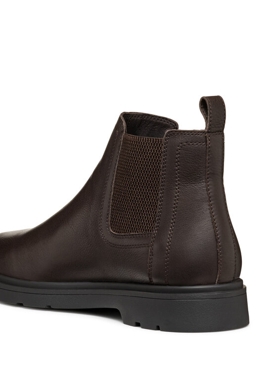 Geox Geox Kotníková obuv s elastickým prvkem U Spherica Ec1 U36D1C 00046 C6010 Hnědá