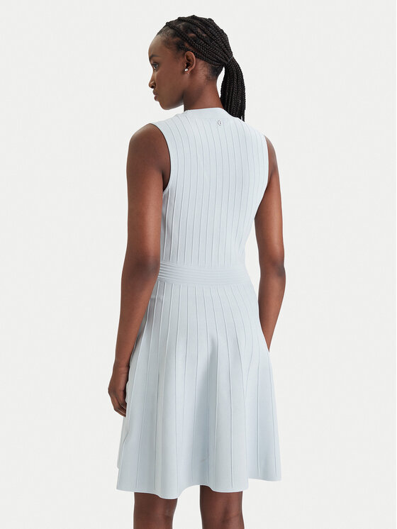 Guess Guess Strickkleid W6GK53 Z0658 Himmelblau Regular Fit