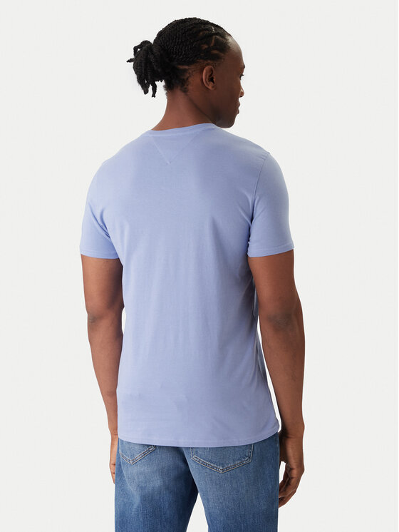 Tommy Jeans Tommy Jeans Marškinėliai DM0DM04411 Mėlyna Slim Fit