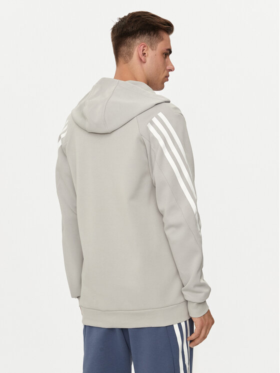adidas adidas Суитшърт Future Icons 3-Stripes IR9157 Сив Regular Fit