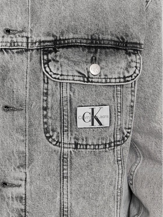 Calvin Klein Jeans Calvin Klein Jeans Džinsa jaka 90's J30J324574 Pelēks Regular Fit