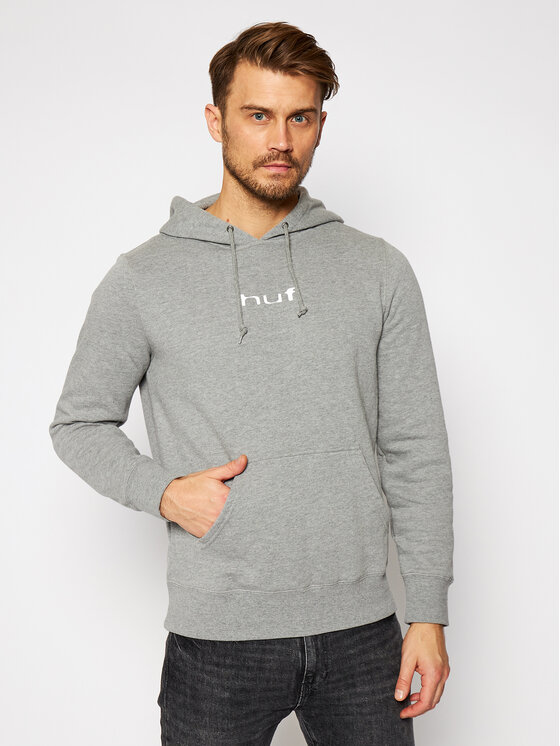 HUF Sweatshirt Peaking Hoodie PF00283 Grau Regular Fit Modivo.at