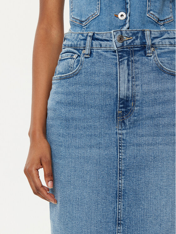 Gina Tricot Gina Tricot Teksaselik 24062 Sinine Regular Fit