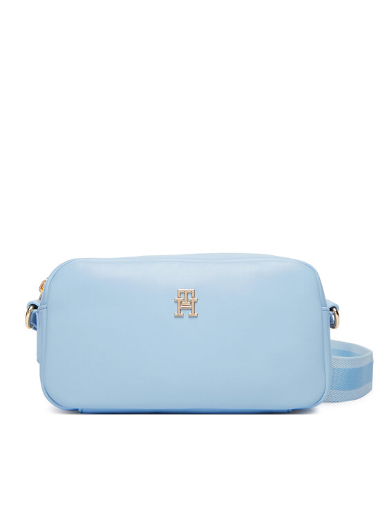 Tommy Hilfiger Tommy Hilfiger Дамска чанта Th Essential Camera Bag AW0AW18370 Светлосиньо