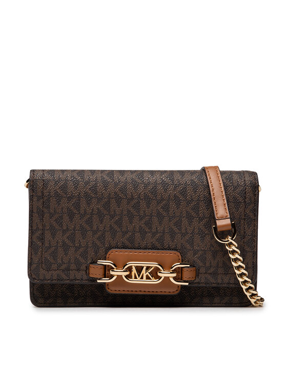 Geantă MICHAEL Michael Kors Heather 32F2G7HC1B Maro
