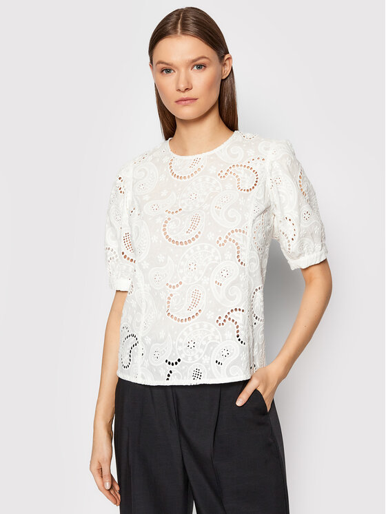 Blusa Ida 4272831 Bianco Regular Fit