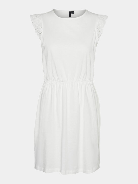 Vero Moda Vero Moda Nyári ruha Emily 10305216 Fehér Regular Fit