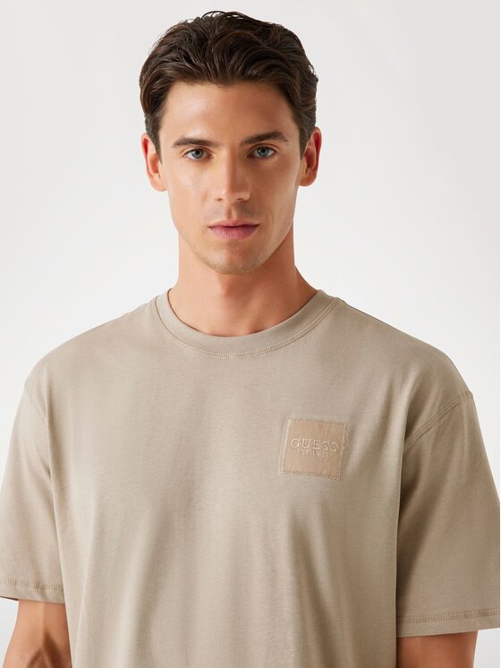 Guess Guess T-shirt 175667 Beige Classic Fit