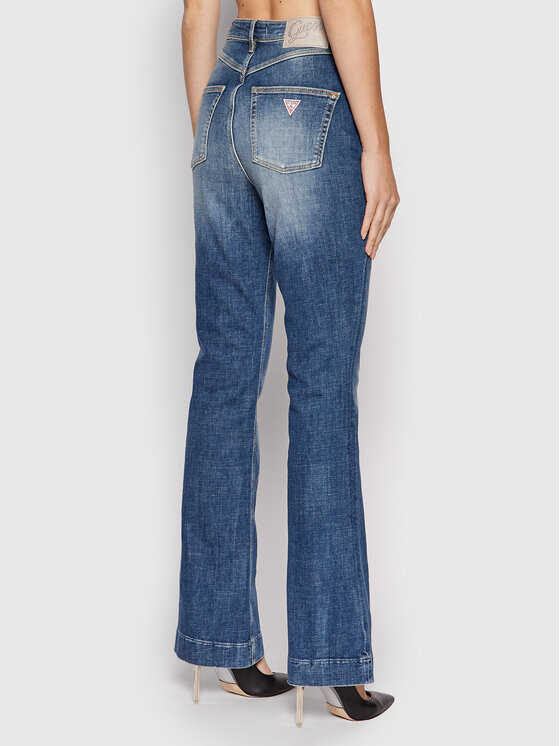 Guess Guess Jeans hlače W2GA63 D3ZTL Mornarsko modra Boot Fit