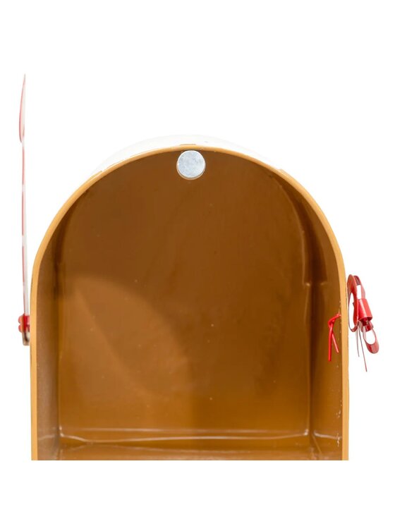 MIAhome MIAhome Skrzynka na listy świąteczna Gingerbread 32x16,5x12,5 cm Brązowy
