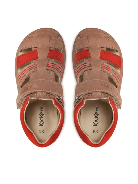 Kickers Sanda y Platiback 544886 10 S Br zowy Modivo.pl
