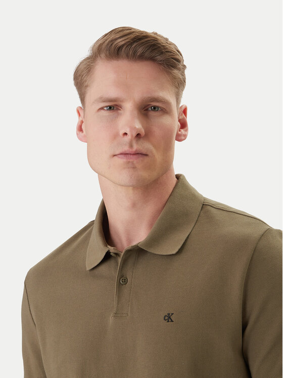 Calvin Klein Jeans Calvin Klein Jeans Polokošile LV040EM269 Khaki Regular Fit