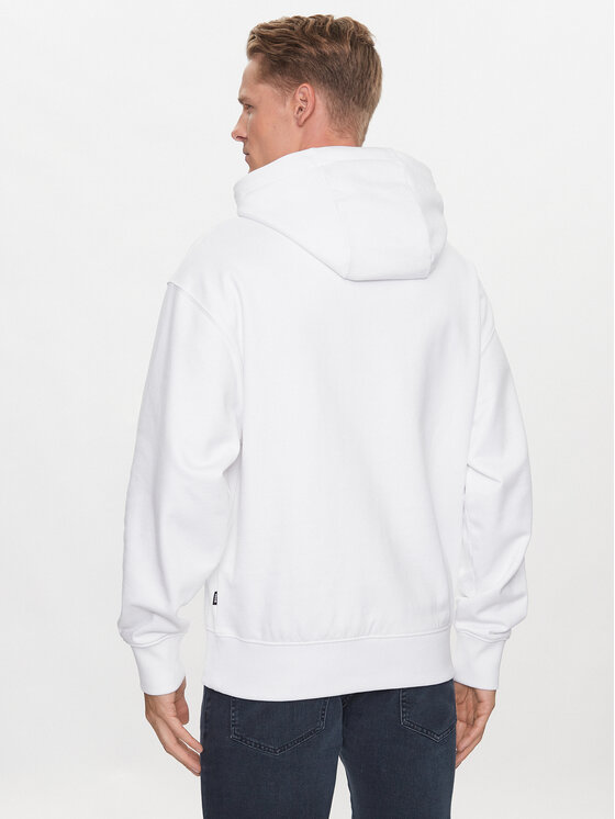 BOSS Boss Bluza Sullivan 16 50496661 Biały Oversize
