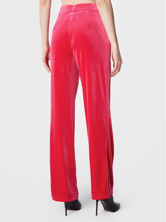 Pantaloni di tessuto Maddy 18572 Rosa Relaxed Fit