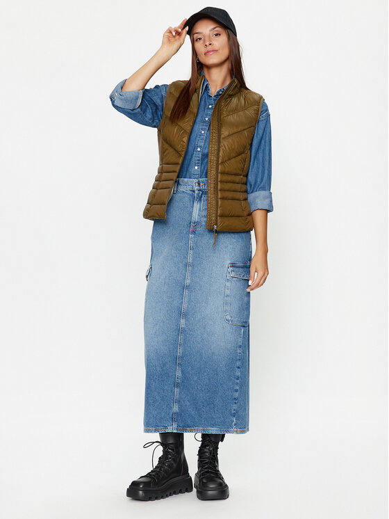 Vero Moda Vero Moda Жилетка за костюм Sorayasiv 10289449 Кафяв Regular Fit