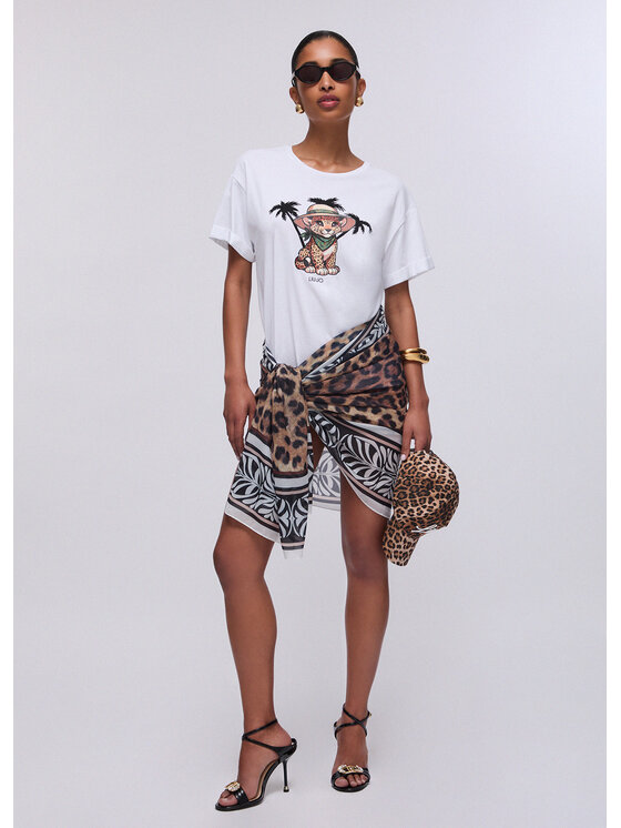 Liu Jo Liu Jo T-shirt VA6170JS003P9493 Bianco