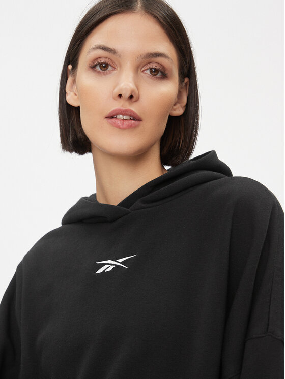 Reebok Reebok Pulóver Lux H51828 Fekete Oversize